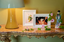 Load image into Gallery viewer, Custom Frame Cucumber Blossom with Cicada and Bee, 2020